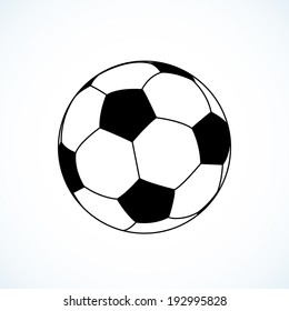 Icon Of Soccer Ball.