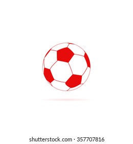 Icon soccer ball.