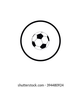 Icon soccer ball.