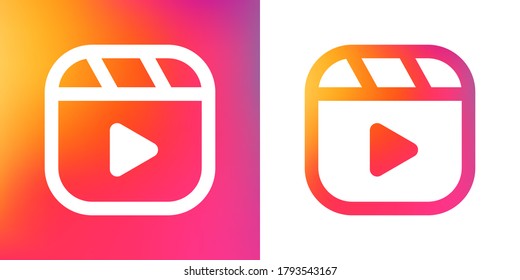 icon for social media, line vector illustration