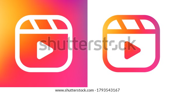 icon for\
social media, line vector\
illustration