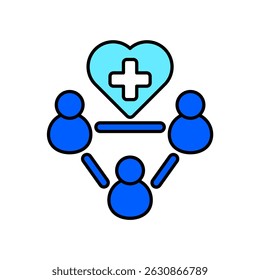 Icon a social medicine, isolated against a clean background.