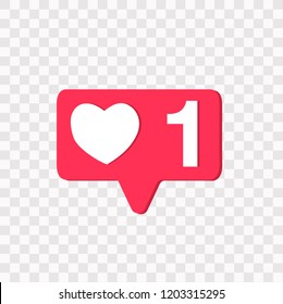 Icon for social network on a transparent background