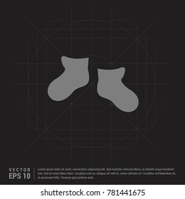 Icon socks - EPS 10