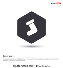 Icon socks Hexa White Background icon template