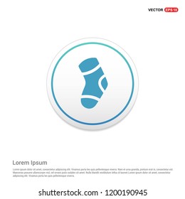 Icon socks Hexa White Background icon template - Free vector icon