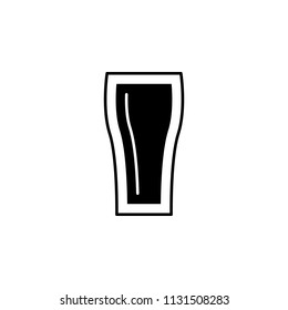 The icon of soda. Simple flat icon illustration of soda for a website or mobile application on white background