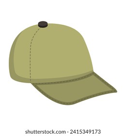 Icon of soldier cap in modern isometric design 