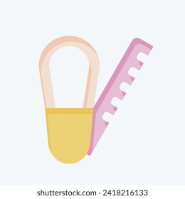 Icon Soles. related to Shoemaker symbol. flat style. simple design editable. simple illustration