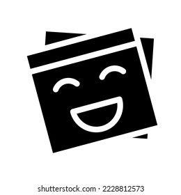 Icon Solid about Party, birthday, celebration, gift, congratulation, happy and much more. editable file, Glyph icon style