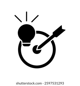Icon a solution, isolated against a clean background.