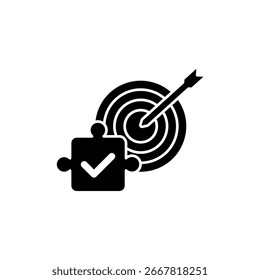 Icon a solution, isolated against a clean background.