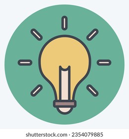 Icon Solution. related to Business Analysis symbol. color mate style simple design editable. simple illustration