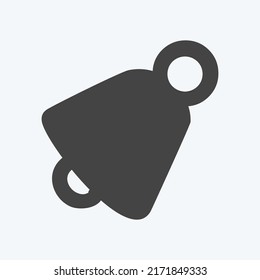 Icon Sound Active. suitable for Mobile Apps symbol. glyph style. simple design editable. design template vector. simple symbol illustration