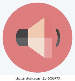 Icon Speaker 1. suitable for web interface symbol. flat style. simple design editable. design template vector. simple symbol illustration