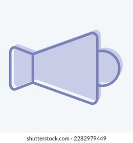 Icon Speaker. related to Eid Al Fitr symbol. islamic. ramadhan. simple illustration