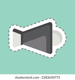 Icon Speaker. related to Eid Al Fitr symbol. islamic. ramadhan. simple illustration