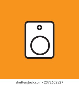 An icon of a speaker symbol, indicating audio playback or volume control, is frequently used in media and audio-related applications.