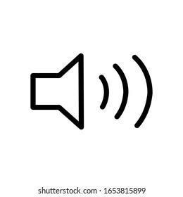 altavoz de iconos. icono de altavoz con líneas de estilo moderno.ilustración vectorial. 11