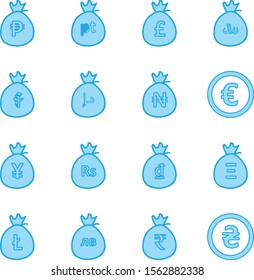 icon special made for you currency icons set
