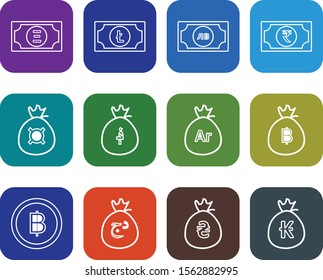 icon special made for you currency icons set
