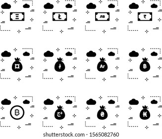 icon special made for you currency icons set
