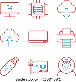 icon special made for you System Hadware icon set
