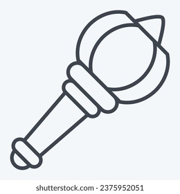 Icon Spectre. related to India symbol. line style. simple design editable. simple illustration