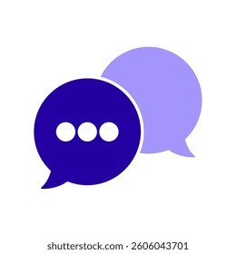 Icon a speech bubble, isolated against a clean background.