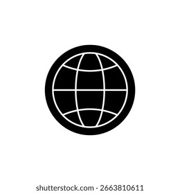 Symbol eine Kugel einzeln auf sauberem Hintergrund.