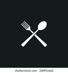 Icon spoon with a fork.