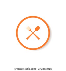 Icon spoon with a fork.
