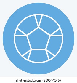 Icon Sport. suitable for education symbol. blue eyes style. simple design editable. design template vector. simple illustration
