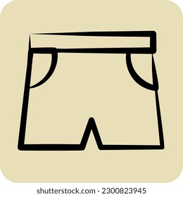 Icon Sports. suitable for Summer symbol. hand drawn style. simple design editable. design template vector. simple illustration