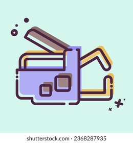 Icon Spot Welding. related to Welder Equipment symbol. MBE style. simple design editable. simple illustration