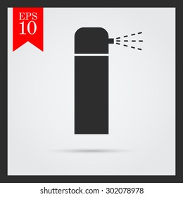 Icon of spray bottle without lid