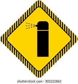 Icon of spray bottle without lid