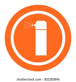 Icon of spray bottle without lid