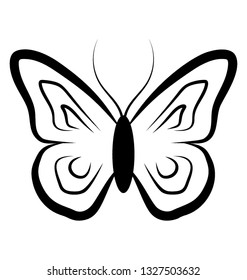 Icon of spring butterfly, demophon tattoo 