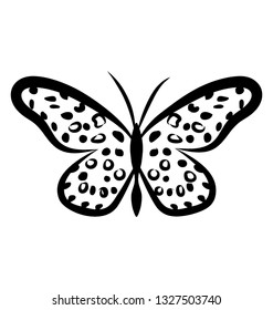 Icon of spring butterfly, demophon tattoo 