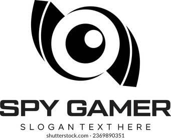  icon spy gamer vector logo design