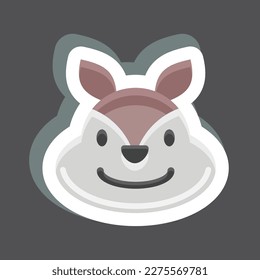 Icon Squirrel. related to Animal Head symbol. simple design editable. simple illustration