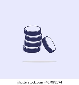 Icon stack coins.