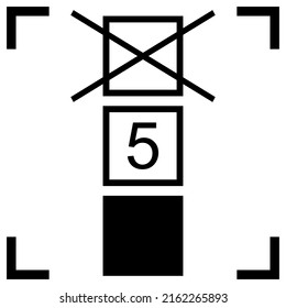 Icon Stack a maximum of 5 five squares.