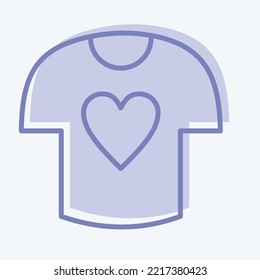 Icon Stai Removal. related to Laundry symbol. two tone style. simple design editable. simple illustration, good for prints