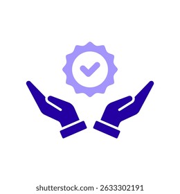 Symbol a standards, einzeln auf sauberem Hintergrund.