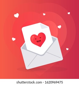 Icon of standing mail envelope with explosive graphic elements. Trendy flat vector illustration.