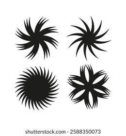 icon star bundle simple black