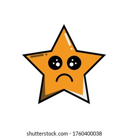 icon star cute yellow colour