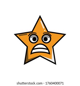 icon star cute yellow colour